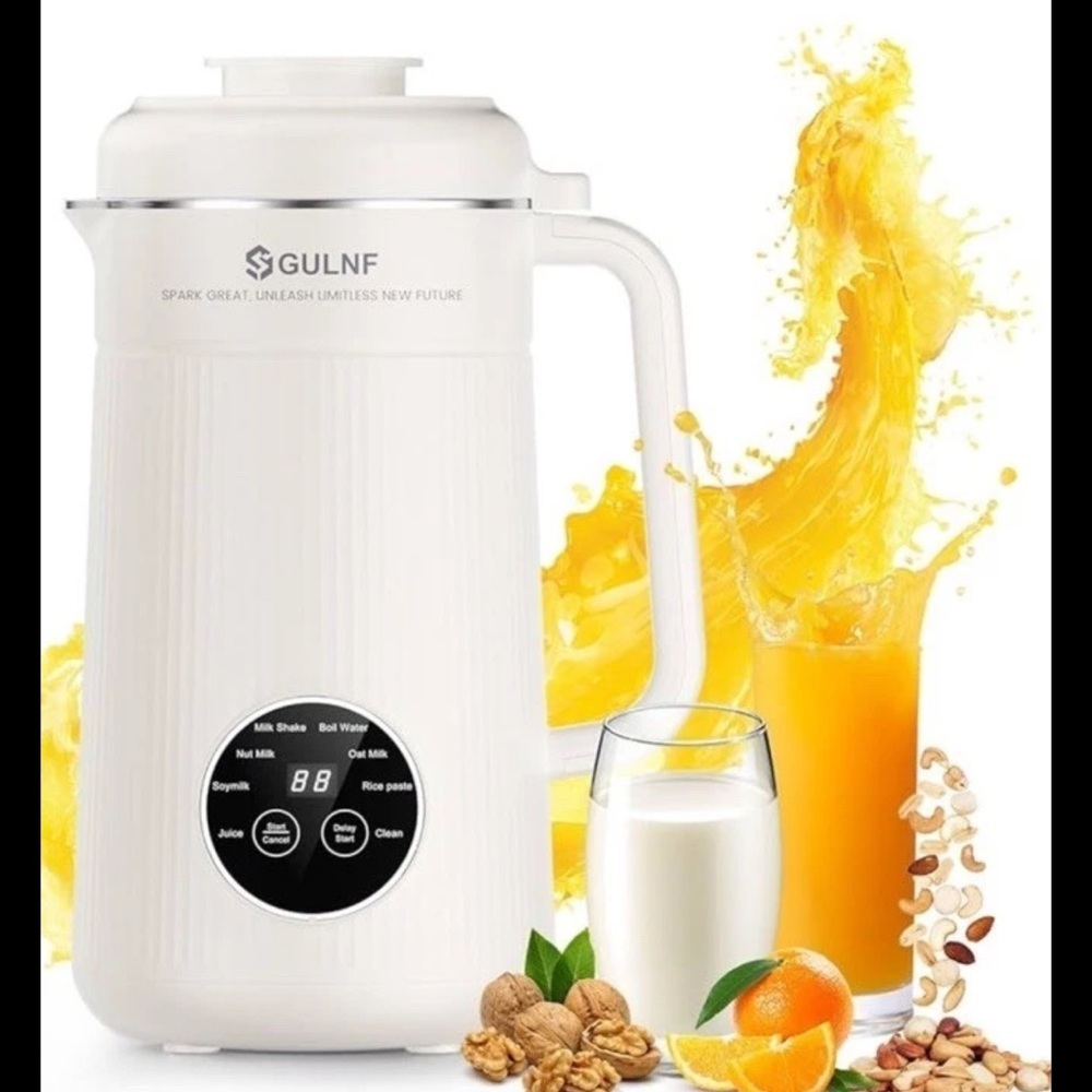 8-in1 Multifunction 40oz Nut Milk Or Juice Maker Blender New